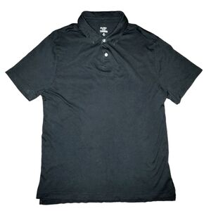 Flint and Tinder Mens Black Golf Polo Shirt Supima Cotton Mens Medium USA Made